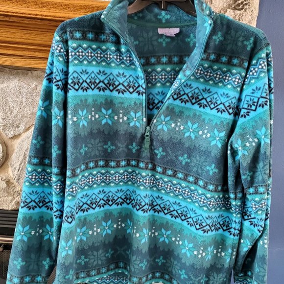 Laura Scott Tops - Laura Scott Fleece Half Zip size XL